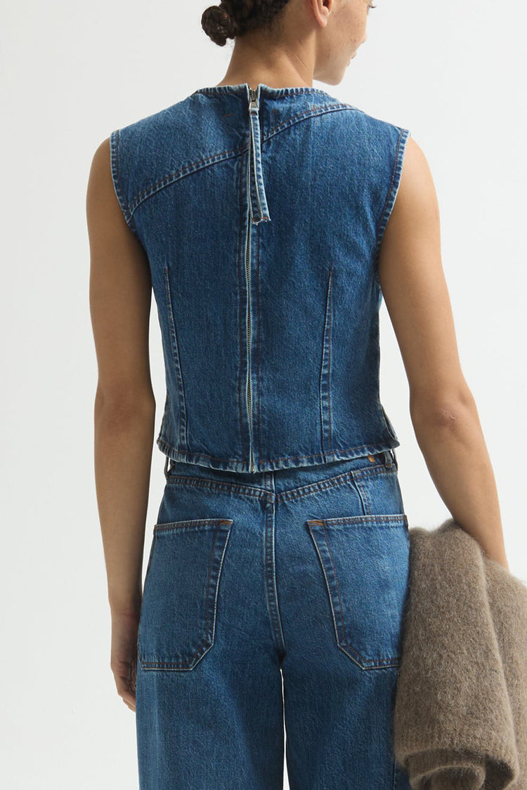 Dala Cornflower Angle Tank