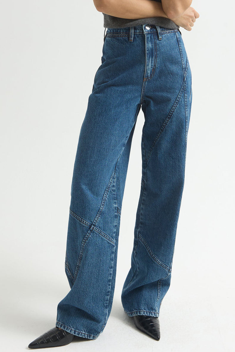 Dala Cornflower Angle Starch Jeans