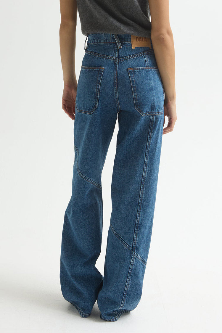 Dala Cornflower Angle Starch Jeans