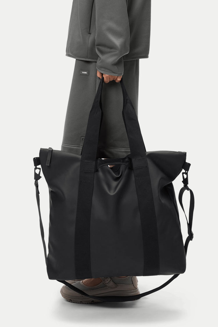 Rains Black Tote Bag W3