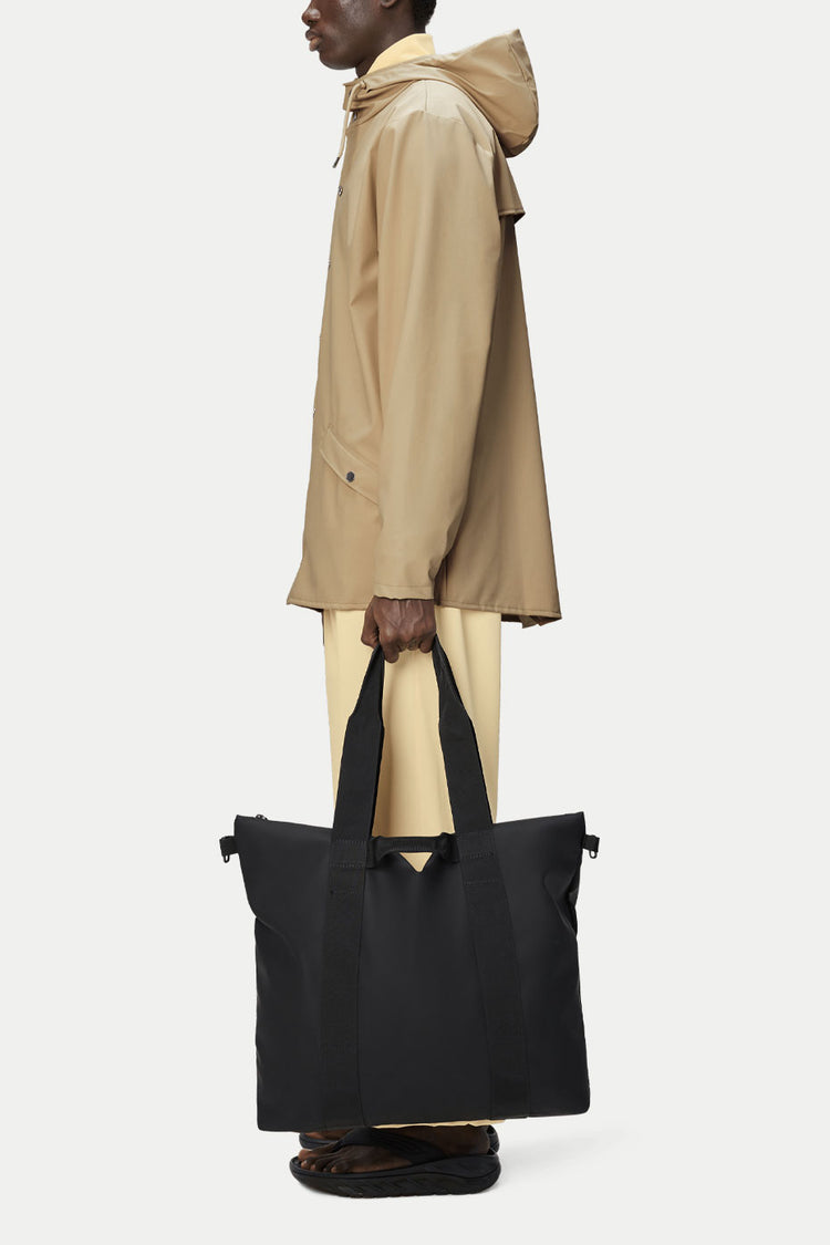 Rains Black Tote Bag W3
