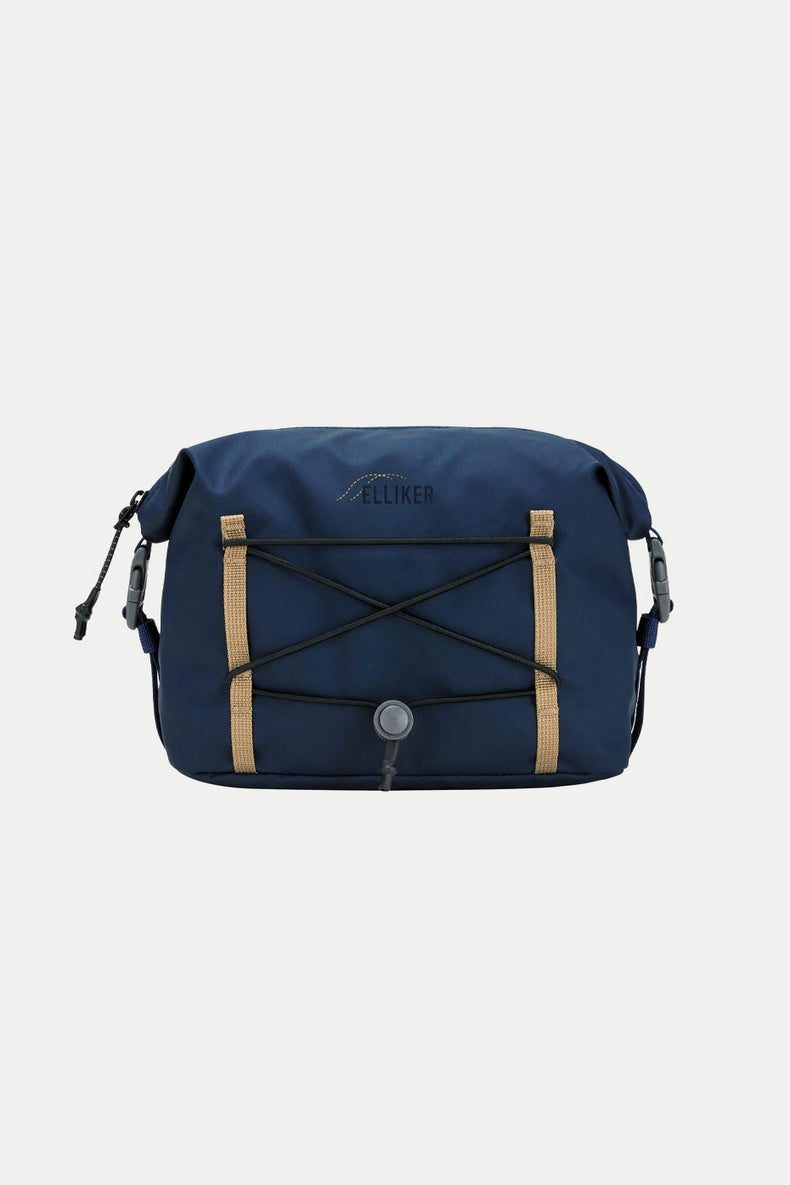 Elliker Navy Angram Washbag