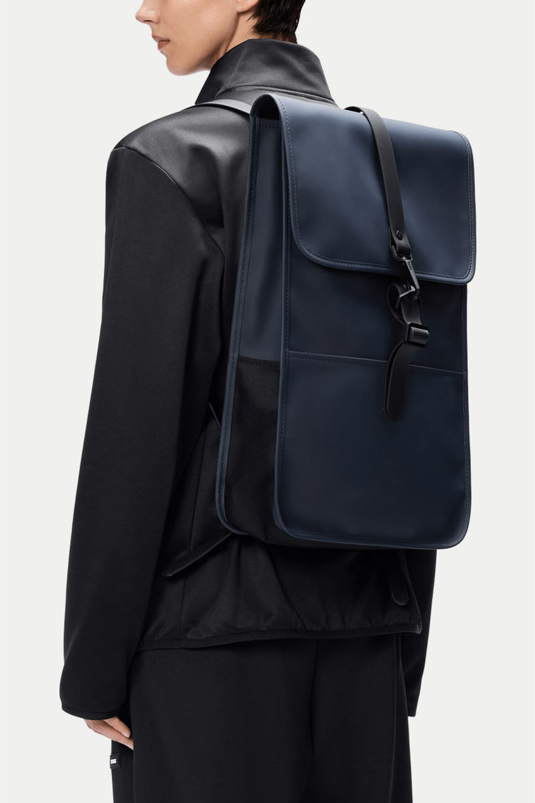 Rains Navy Backpack W3