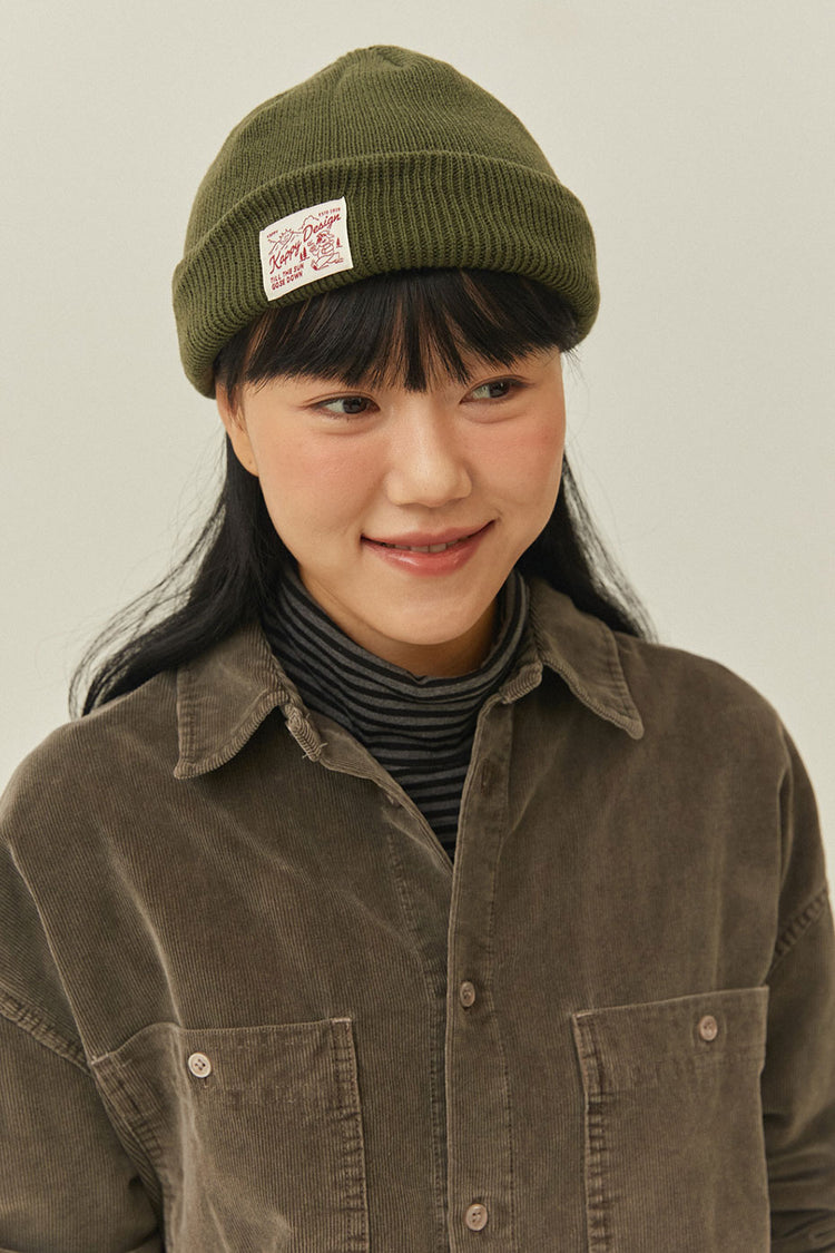 Kappy Khaki Kappy Bear Beanie