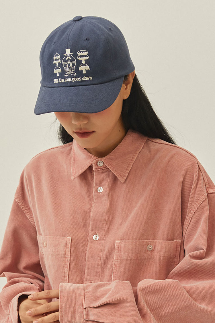 Kappy Vintage Navy Yeti Ball Cap