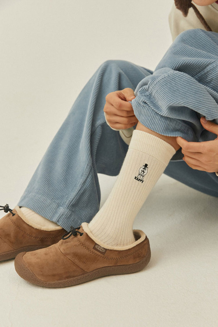 Kappy Ivory Yeti Socks