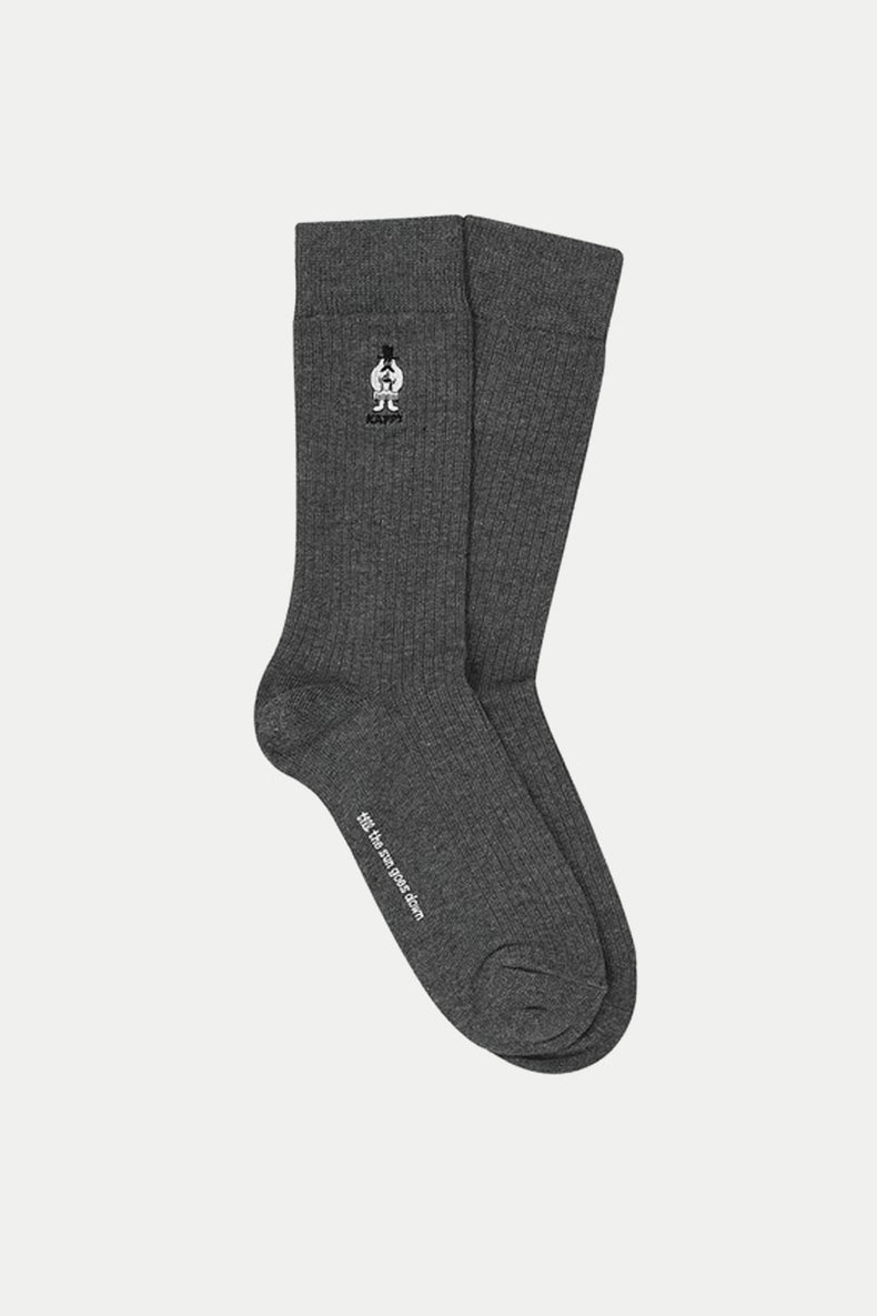 Kappy Charcoal Yeti Socks