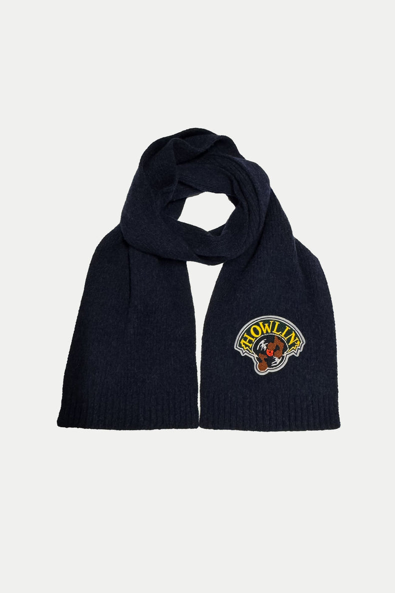 Howlin Navy Music Badge Scarf