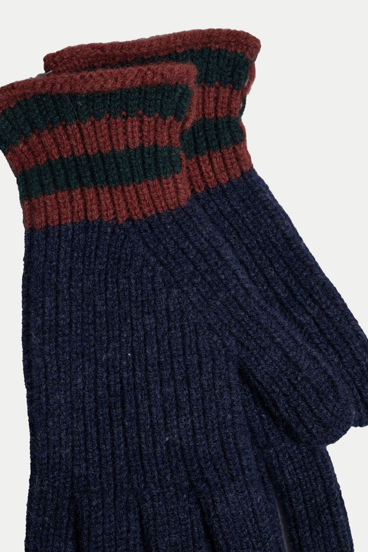 Howlin Navy Love My Ribbed Gloves