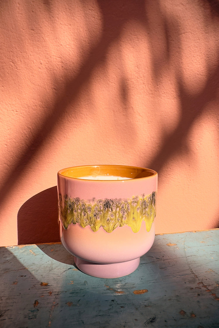 HKliving Miami 70s Ceramics Scented Candle