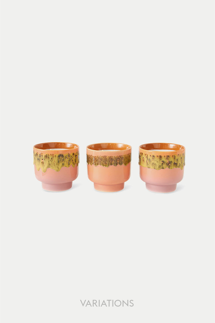 HKliving Miami 70s Ceramics Scented Candle