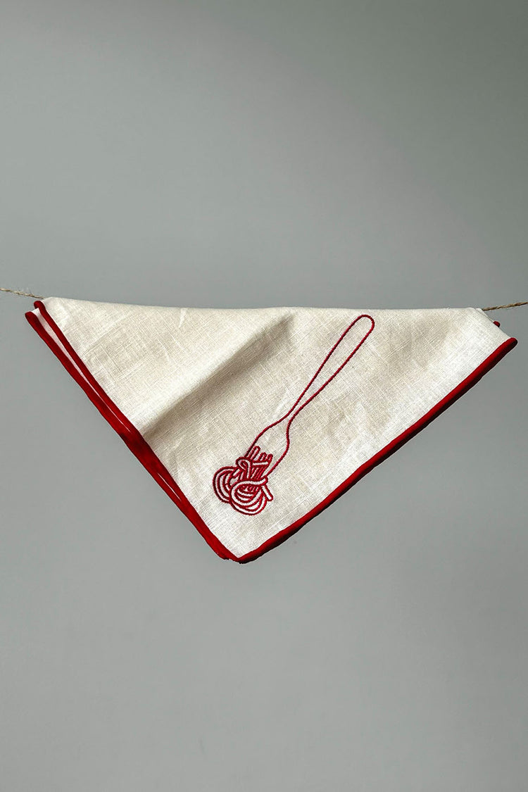 MÆGEN Spaghetti Linen Blend Napkins - Set of 2