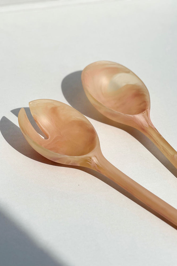 MÆGEN Coral Salad Servers Set