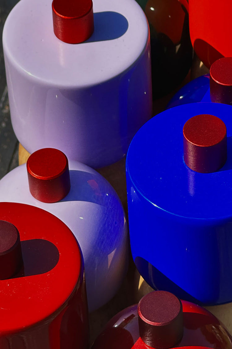 MÆGEN Lilac and Red Salt & Pepper Grinder - Large