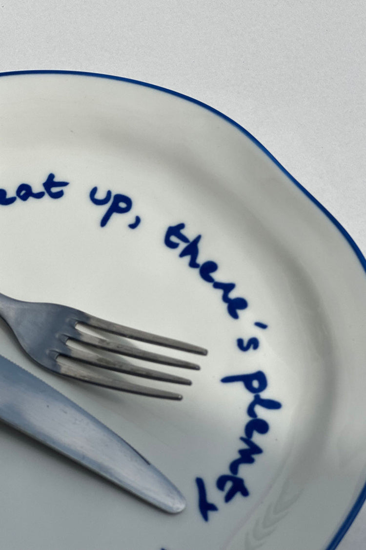 MÆGEN "Eat Up There's Plenty More To Go Around" Statement Plate