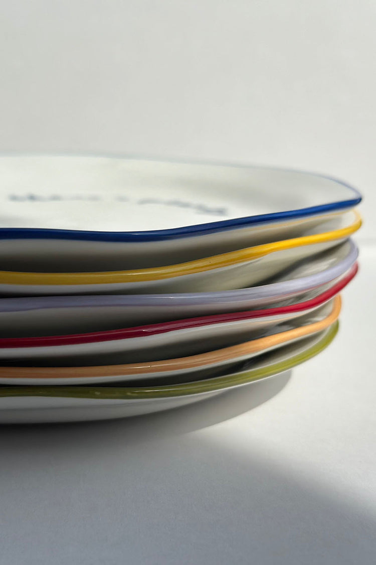 MÆGEN "Never Count Years or Glasses of Wine" Statement Plate