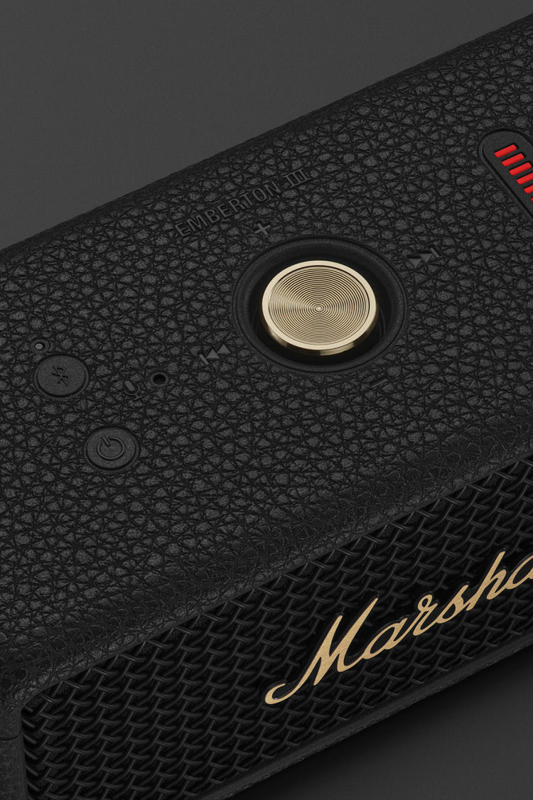Marshall Black & Brass Emberton III Speaker