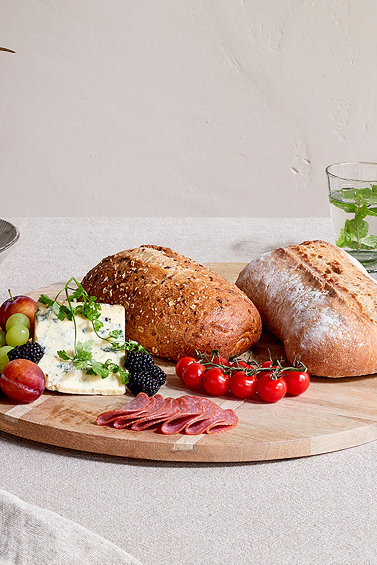 Nkuku Natural Pijja Panelled Pizza Board - Large