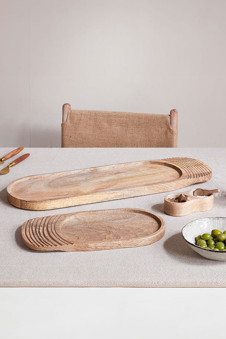 Nkuku Natural Tivisha Mango Wood Serving Board - Large