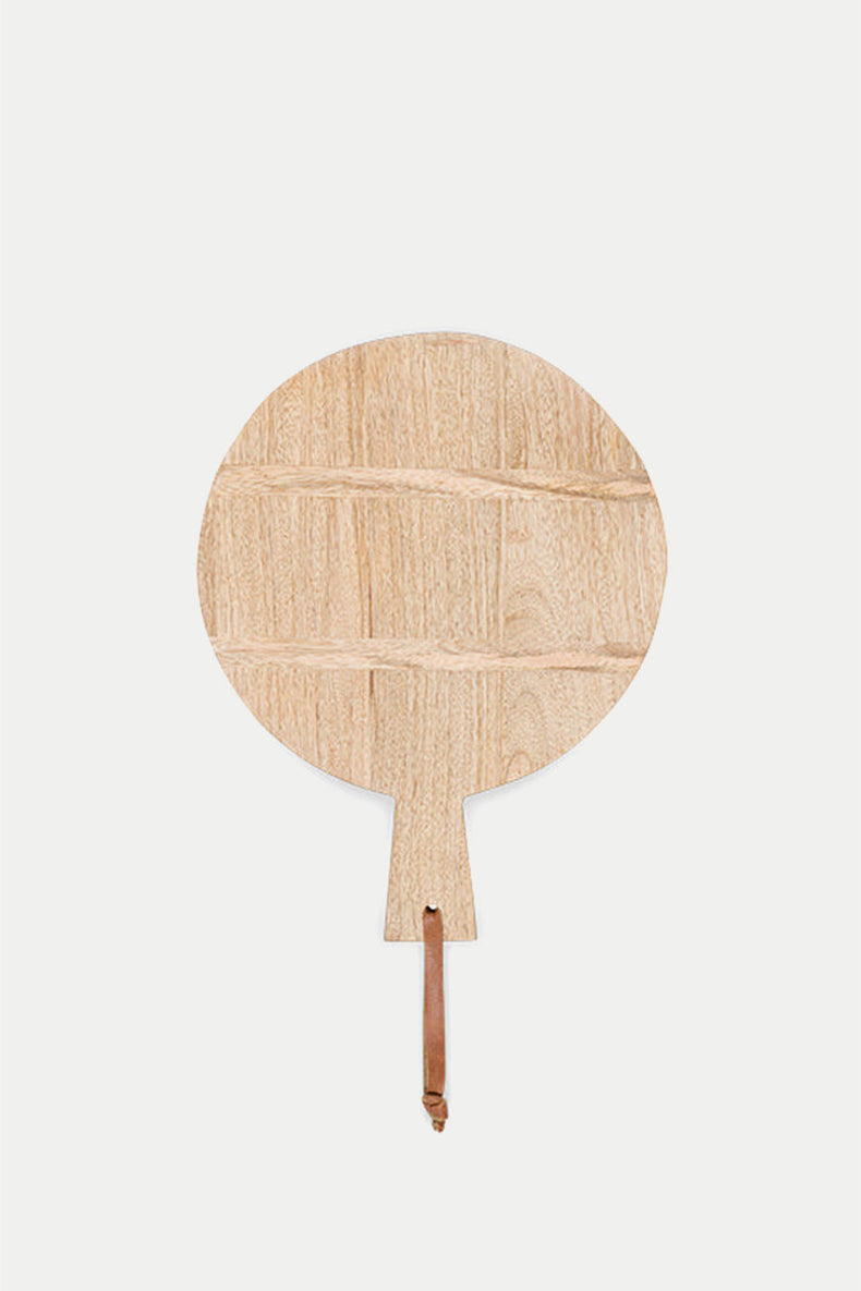 Nkuku Natural Pijja Panelled Pizza Board - Small