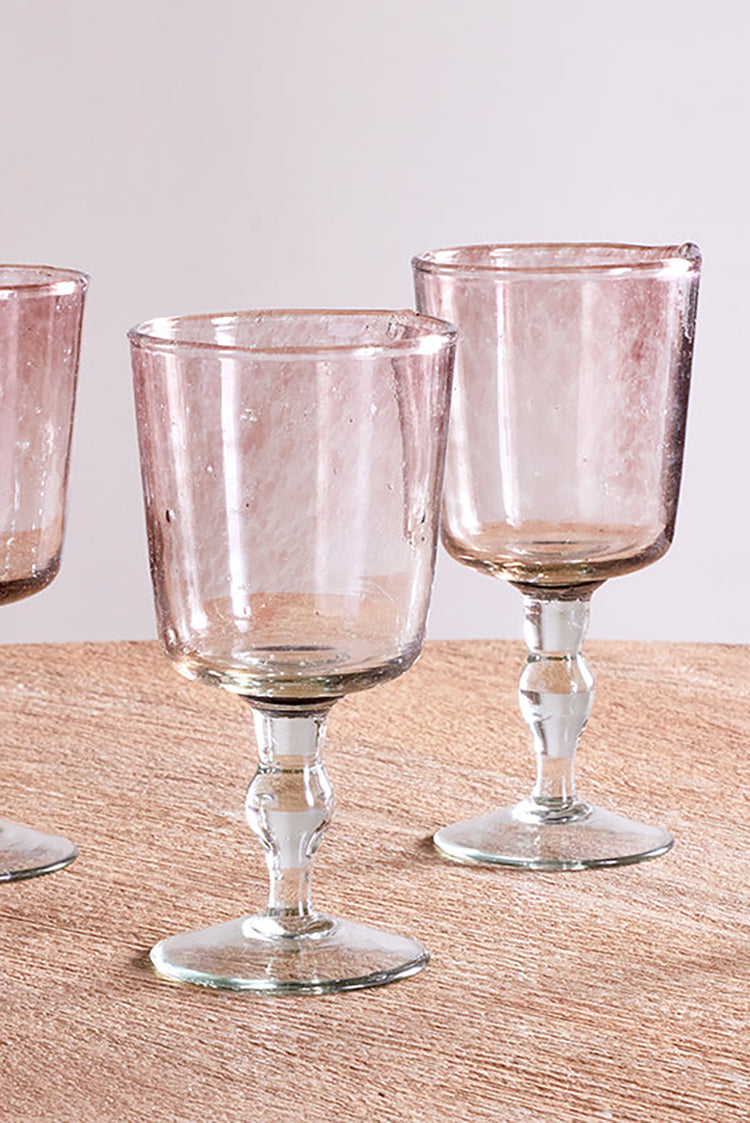 Nkuku Plum Llanera Wine Glass