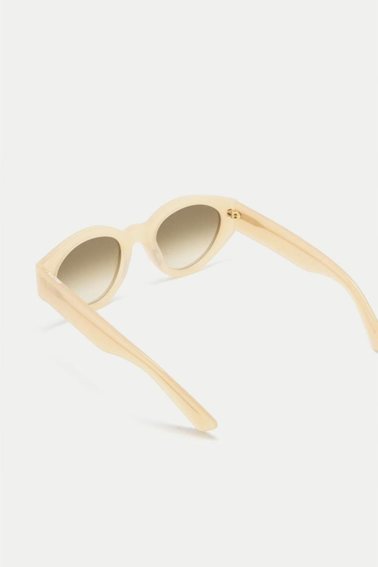 Waiting For The Sun Sand Fred Brown Gradient Lens Sunglasses