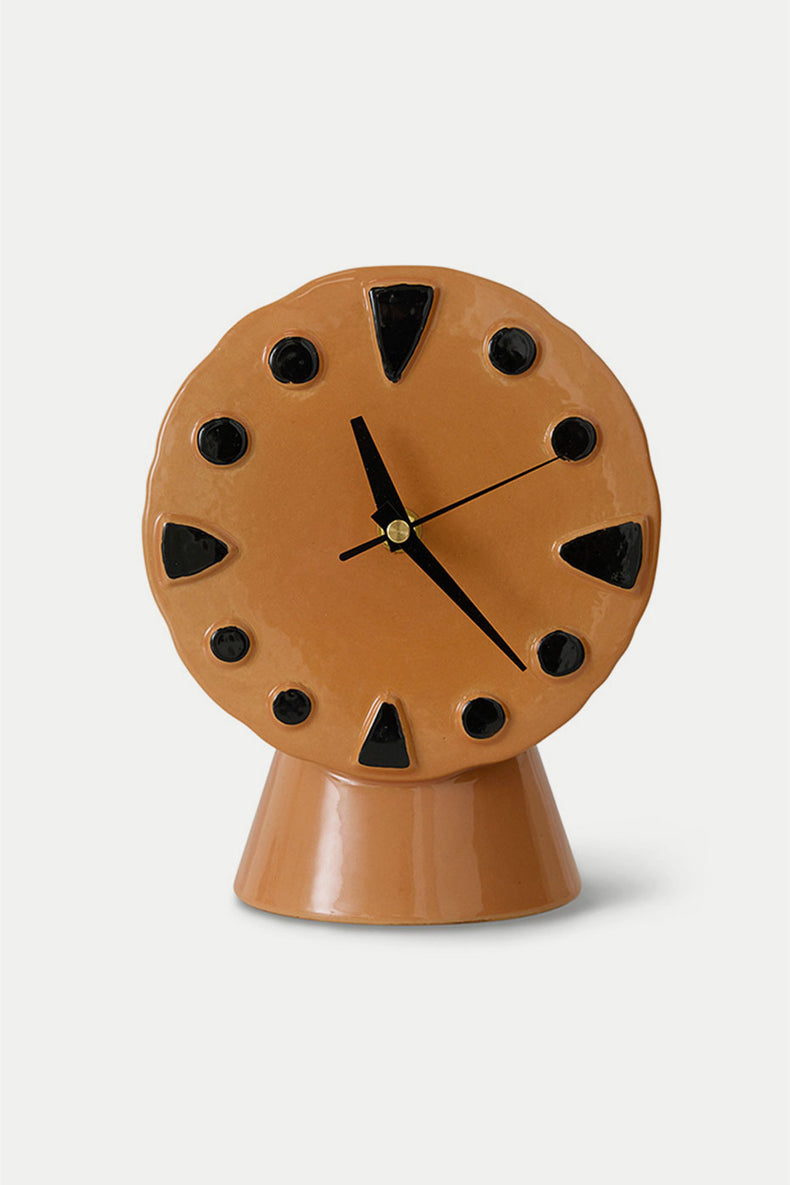 HKliving Peach Retro Ceramic Clock