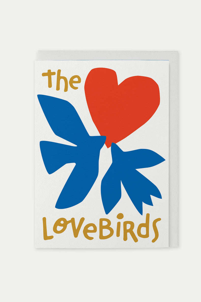 Graphic Factory The Lovebirds Greeting Card
