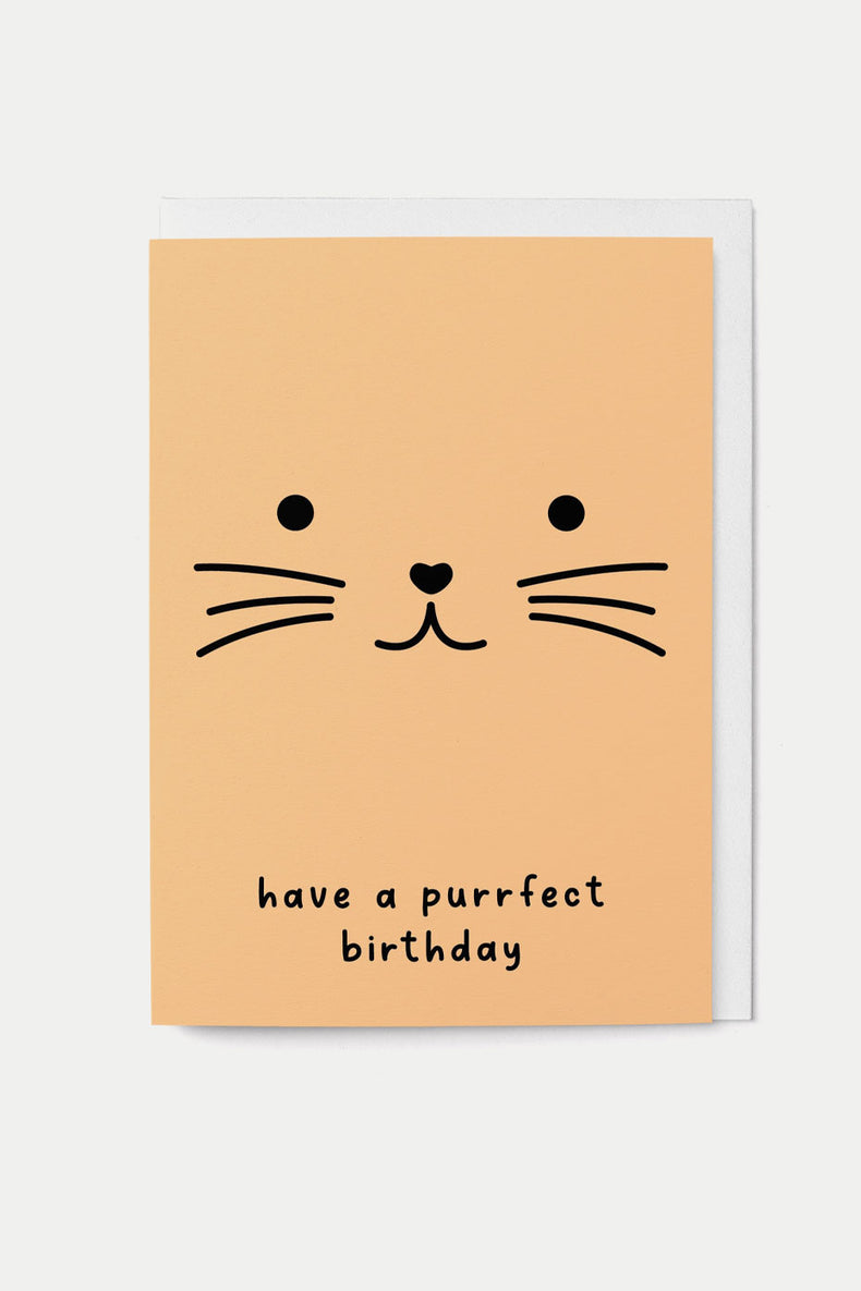Graphic Factory Have a Purrfect Birthday Card