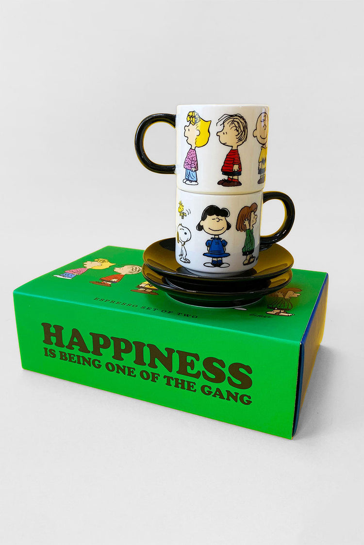 Magpie Peanuts Gang Espresso Set