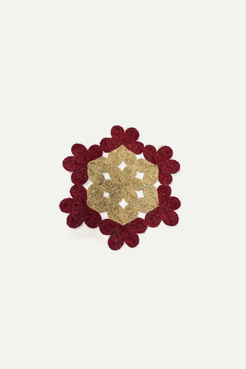 Gone Rural Blush & Smoke Imbali Flower Placemat