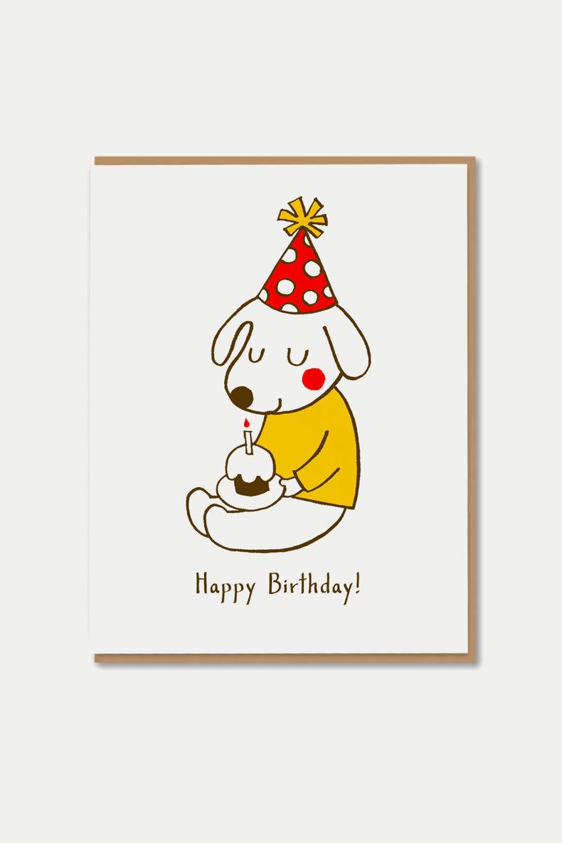 1973 FFP Bday Hat Dog Card