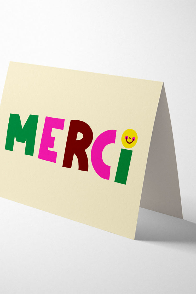 1973 F&L Merci Smile Card