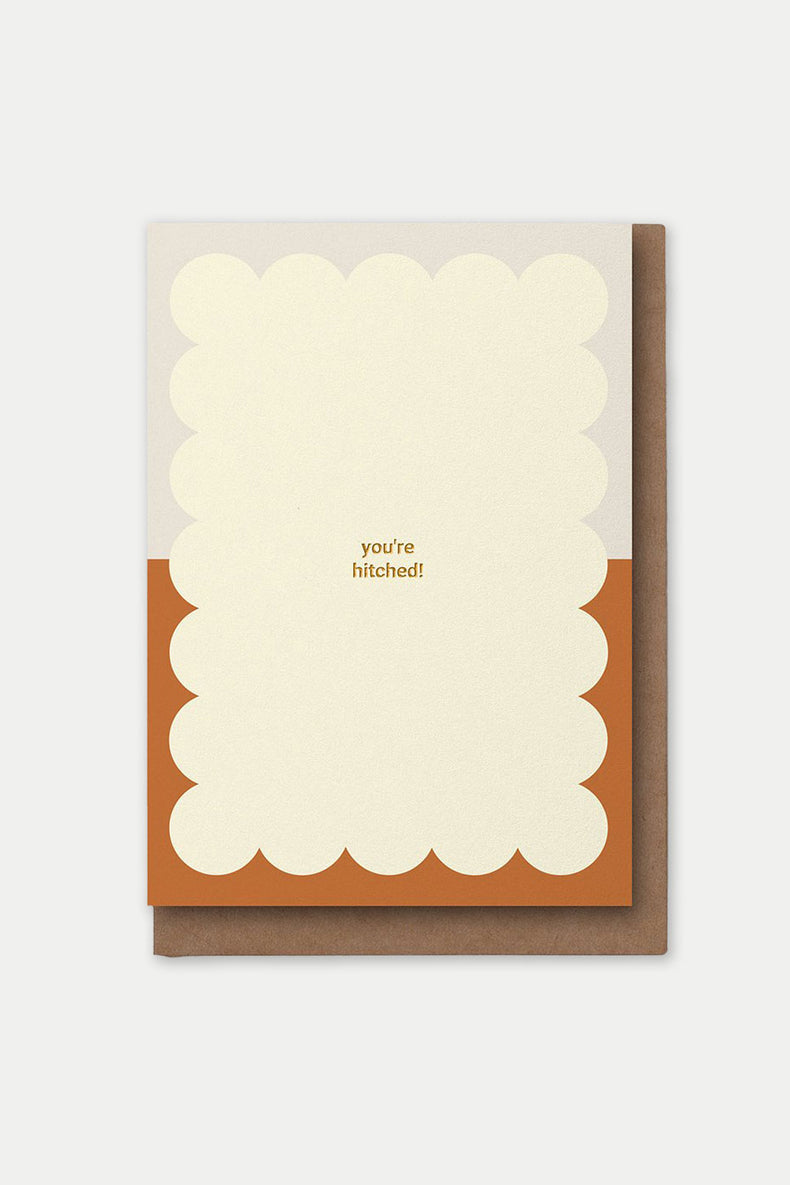 Kinshipped You're Hitched Wedding Day Card