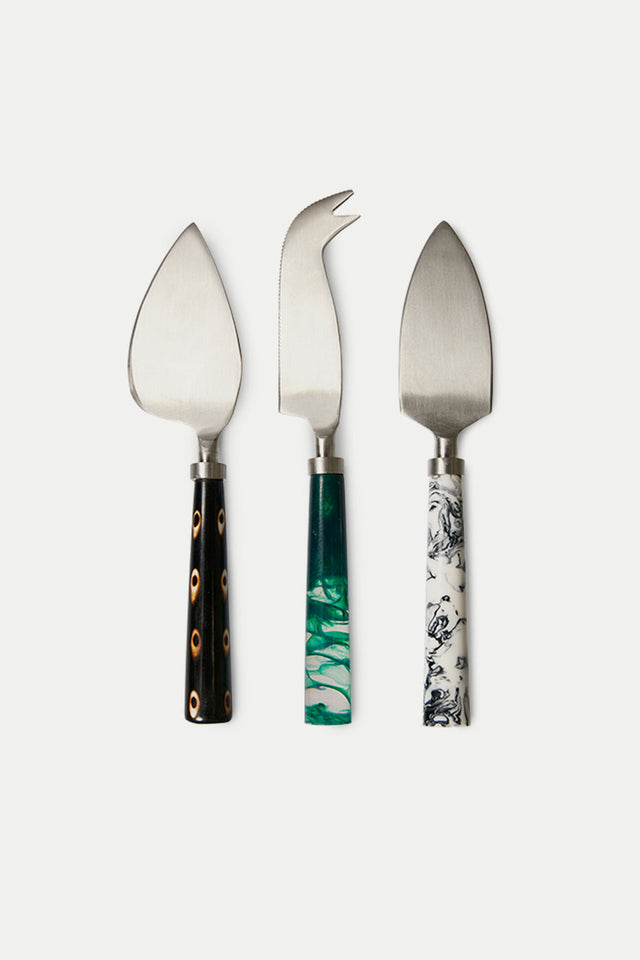 HKLIVING Coast Cheese Knives - Set of 3
