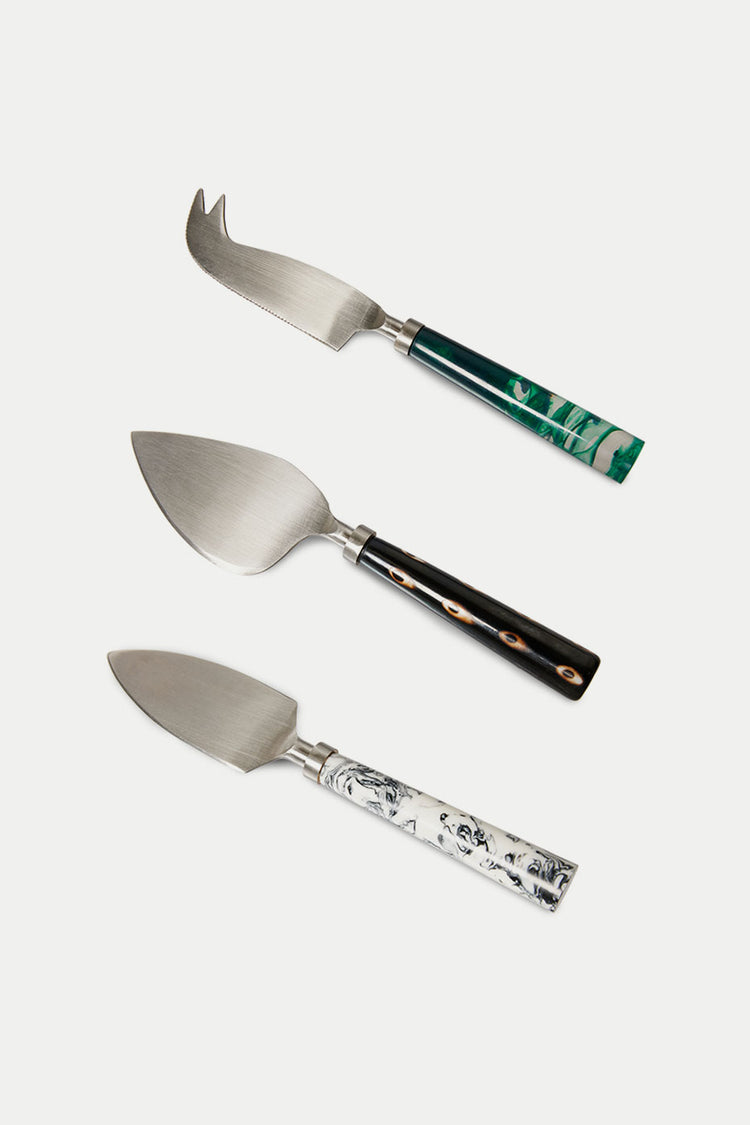 HKLIVING Coast Cheese Knives - Set of 3