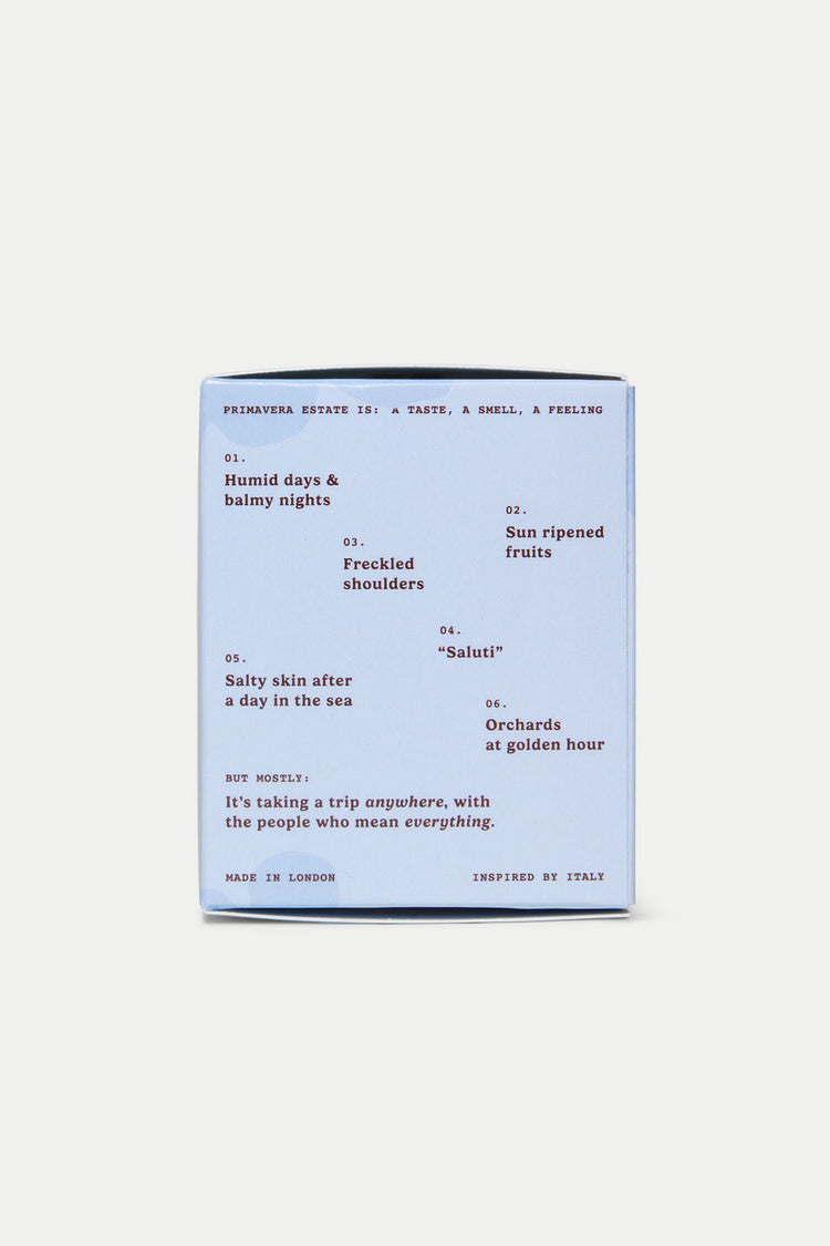 Earl Of East Uva Primavera Estate Candle