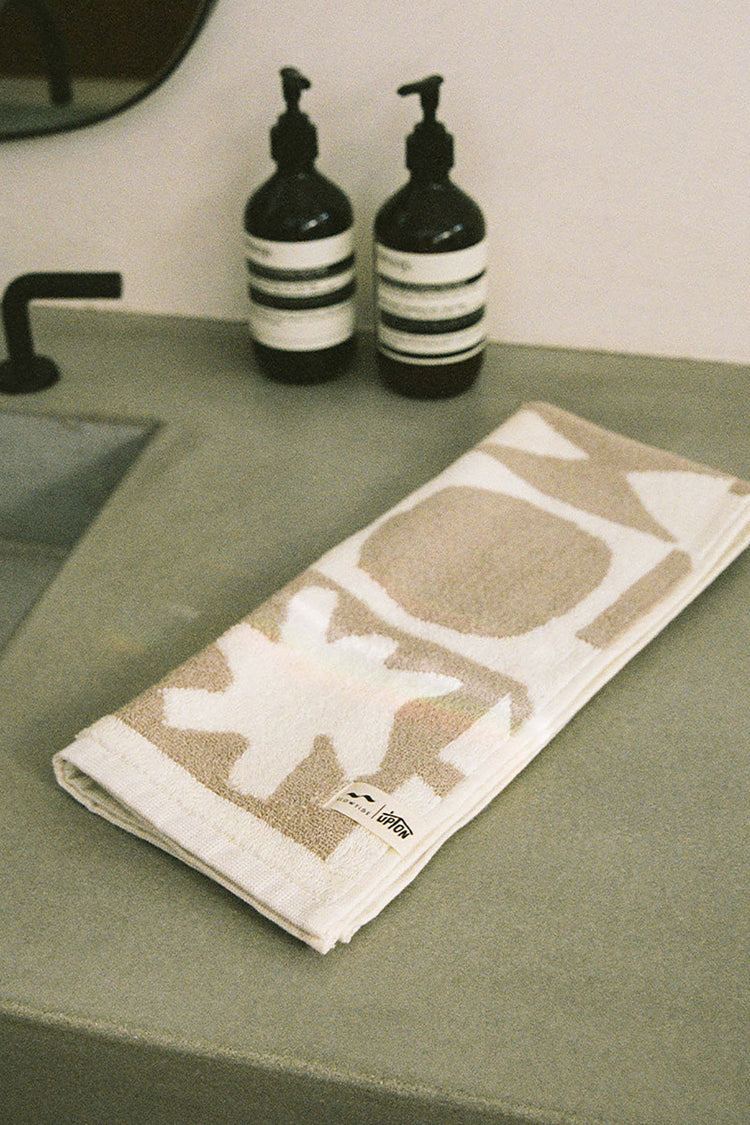 Slowtide Cement Upton Hand Towel