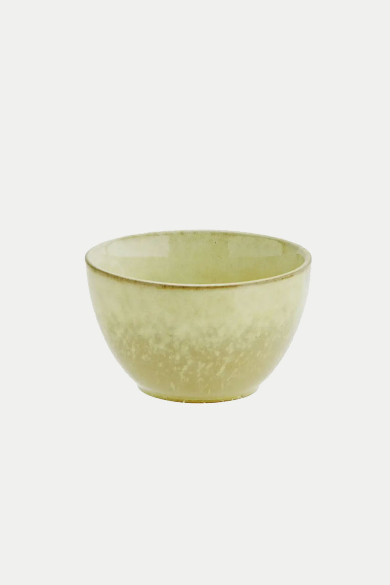 Madam Stoltz Green Coloured Stoneware Bowl