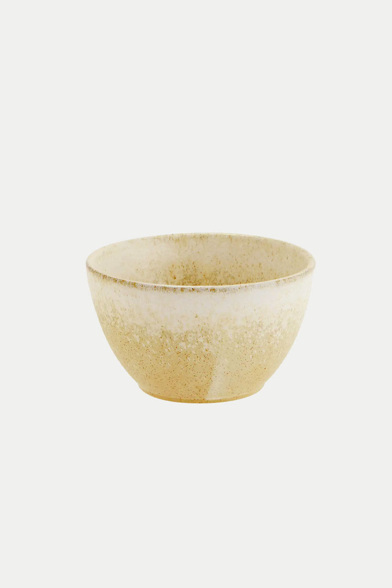Madam Stoltz Beige Coloured Stoneware Bowl