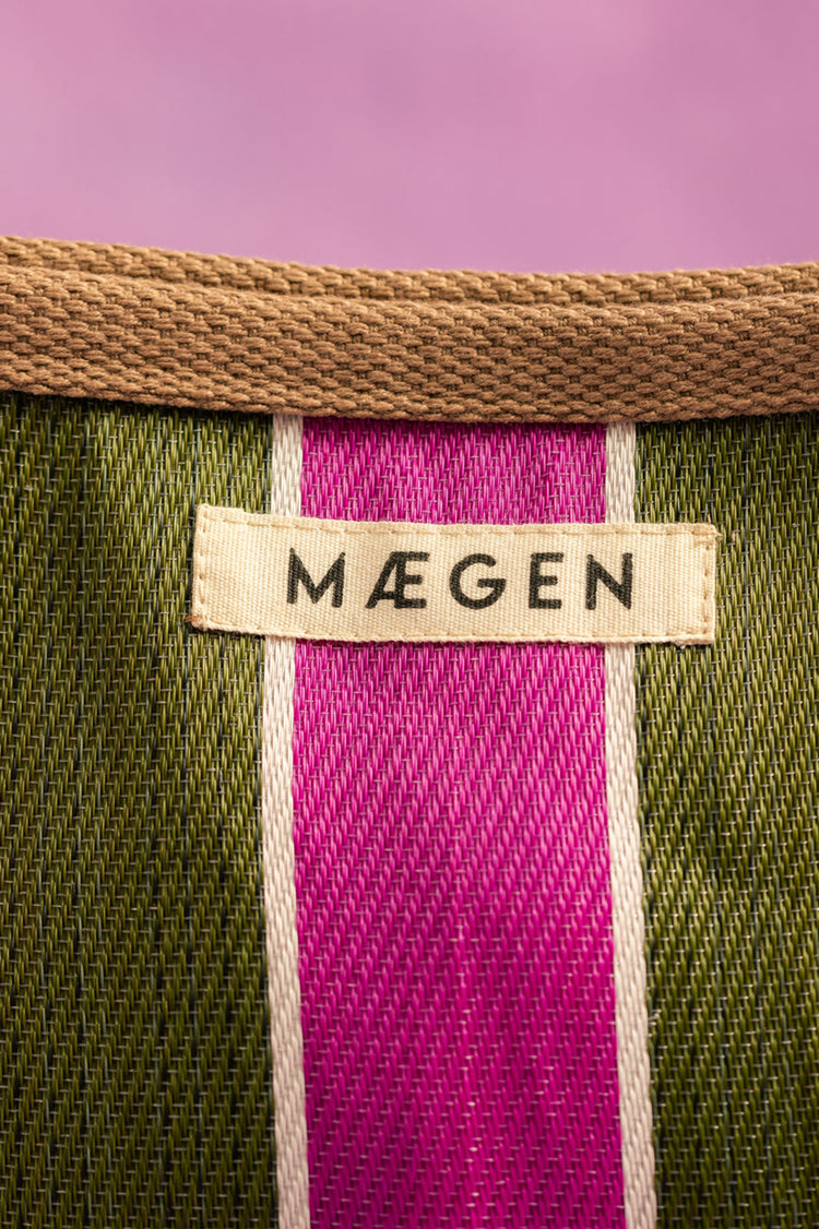 MÆGEN Brown Olive Pink Pouch