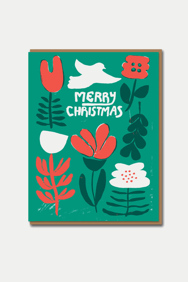 1973 EP Christmas Flower Card