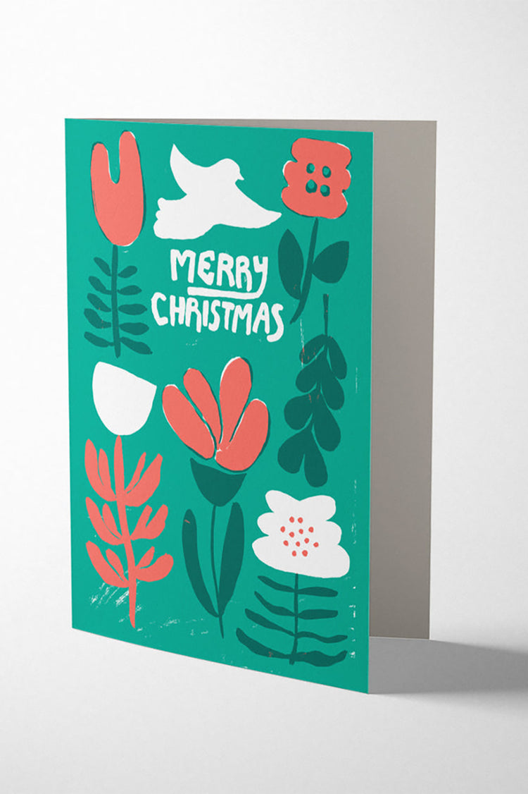 1973 EP Christmas Flower Card