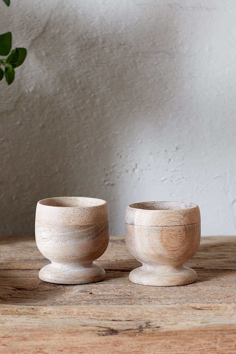 Nkuku Natural Awa Wooden Egg Cup