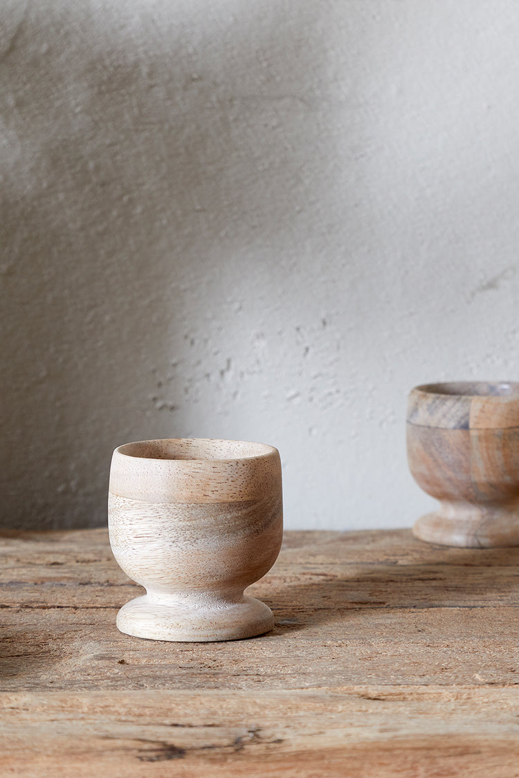 Nkuku Natural Awa Wooden Egg Cup