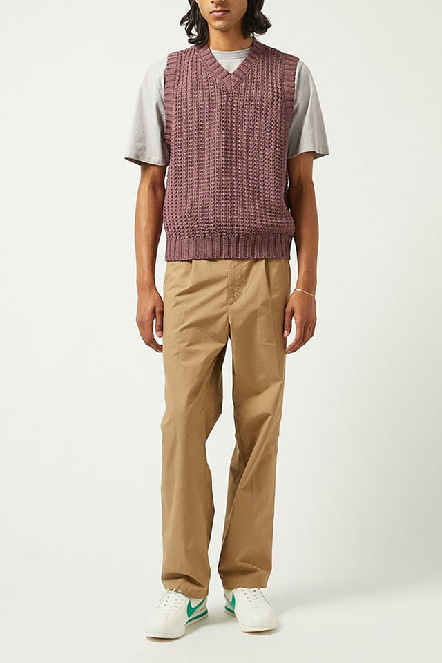 Corridor Violet Mercerized Vest