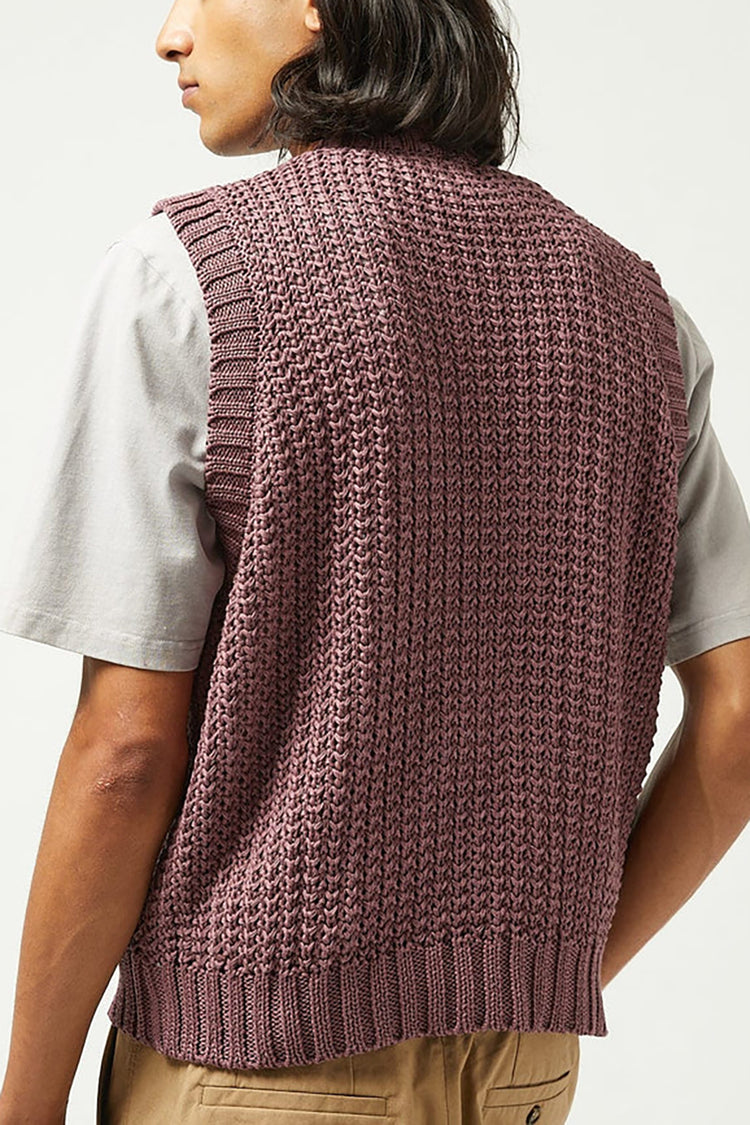 Corridor Violet Mercerized Vest