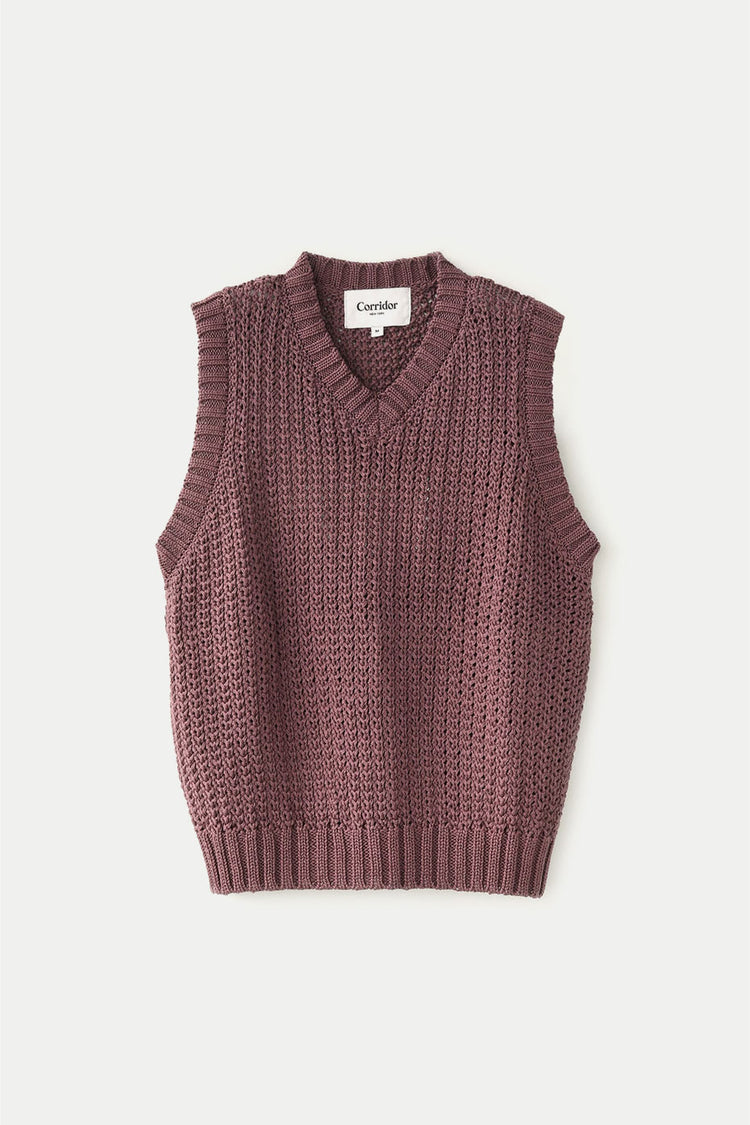 Corridor Violet Mercerized Vest