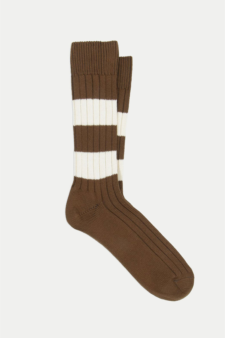 ANT45 Brown Plumas Socks
