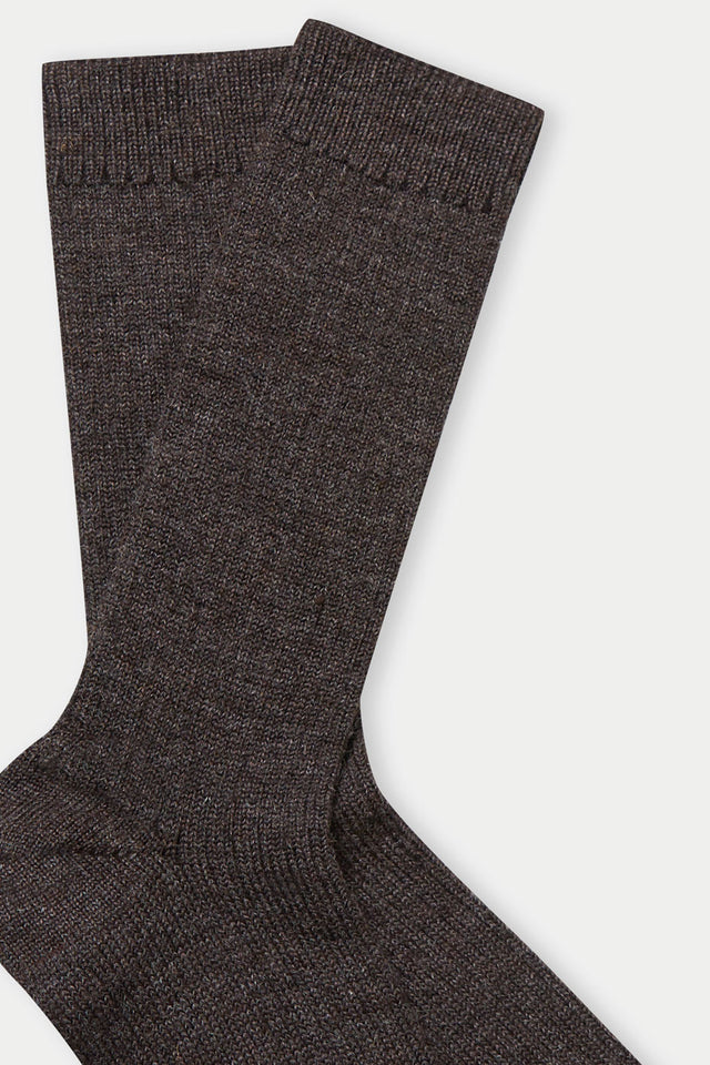 About Companions Brown Undyed Alpaca Socks